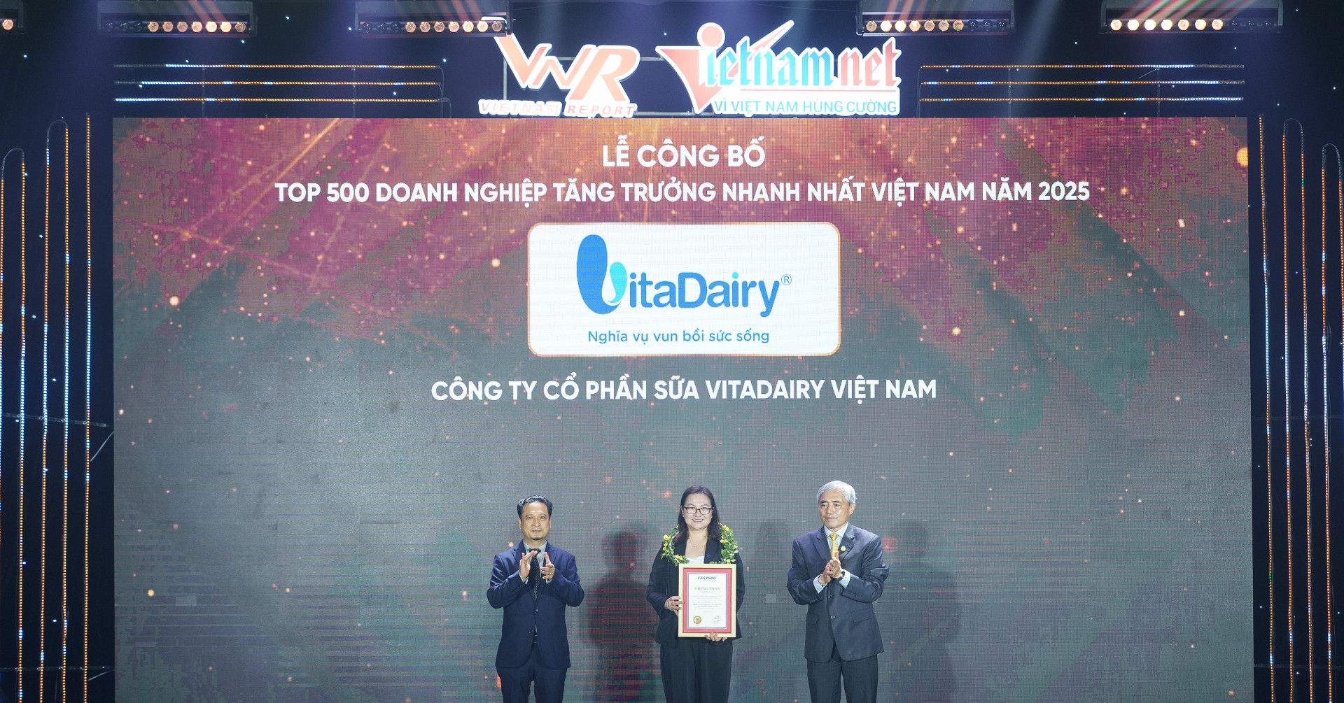 VitaDairy - Top 1 tăng trưởng nhanh nhất ngành sữa Việt Nam 2025