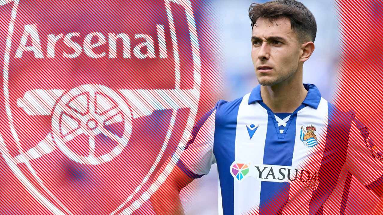 Arsenal muốn biến Zubimendi thành tân binh đầu tiên hè 2025 - Ảnh: SunSport