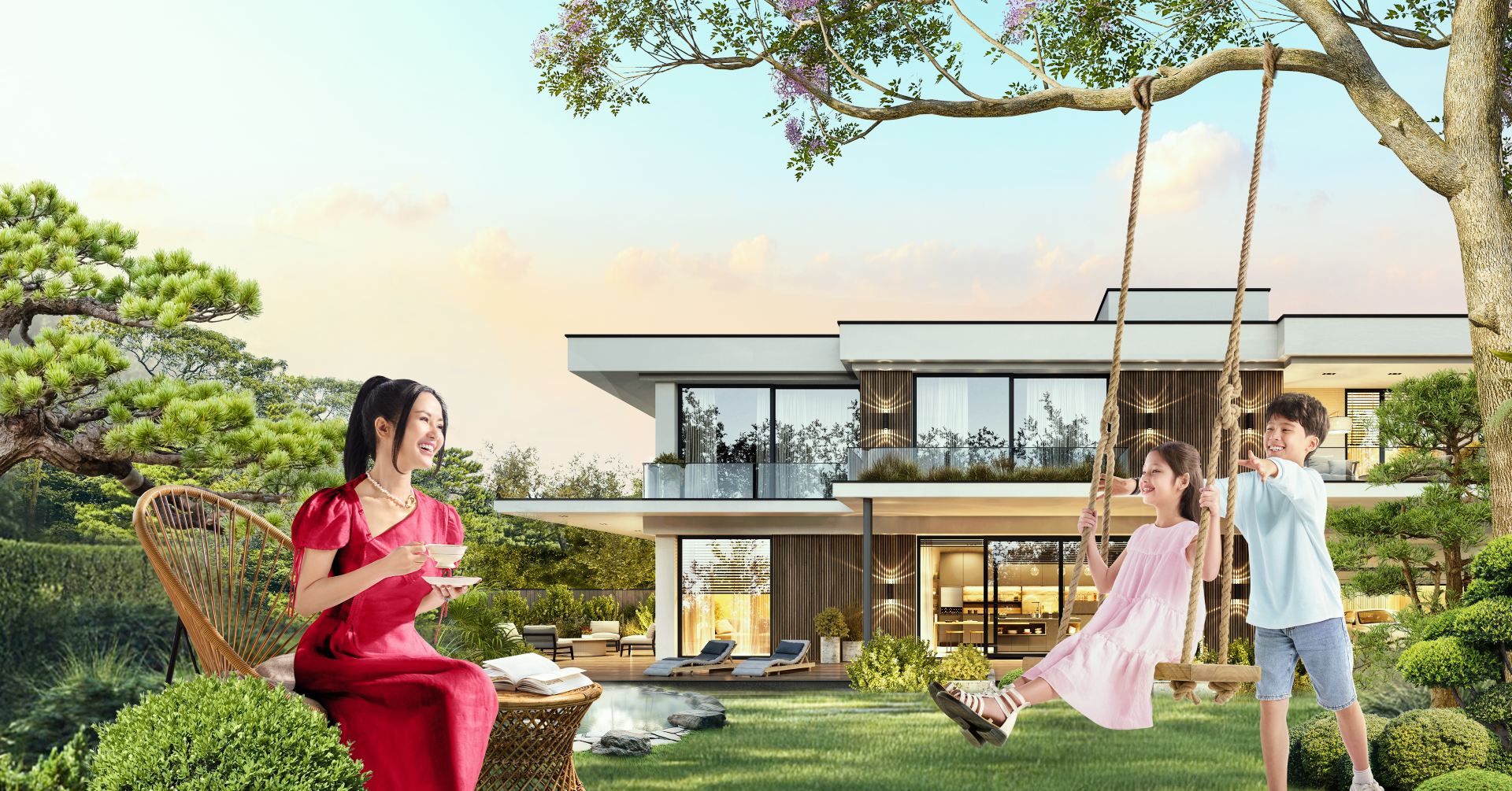 Hệ tiện ích đa tầng cảm xúc ở Essensia Parkway