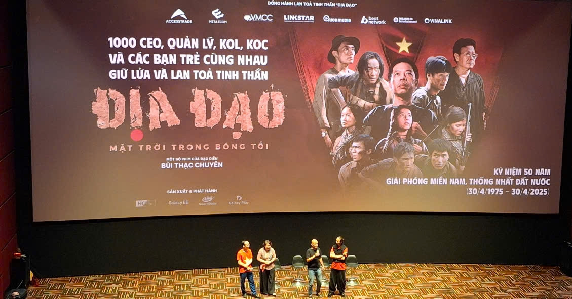 Nhà đầu tư phim "Địa đạo" tiết lộ bất ngờ về điểm hoà vốn và ẩn ý cho giới CEO