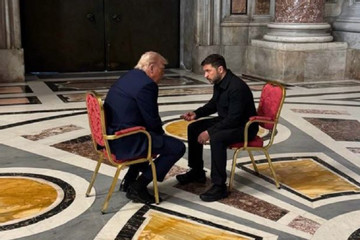 Ông Zelensky cảm ơn Tổng thống Trump sau cuộc gặp riêng ở Vatican