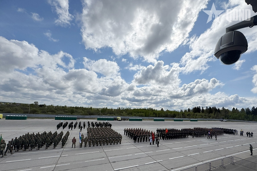 Đoàn QĐND Việt Nam tham gia Lễ duyệt binh tại Quảng trường Đỏ hợp luyện tại thao trường Alabino