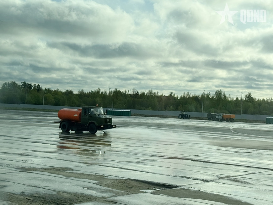 Đoàn QĐND Việt Nam tham gia Lễ duyệt binh tại Quảng trường Đỏ hợp luyện tại thao trường Alabino