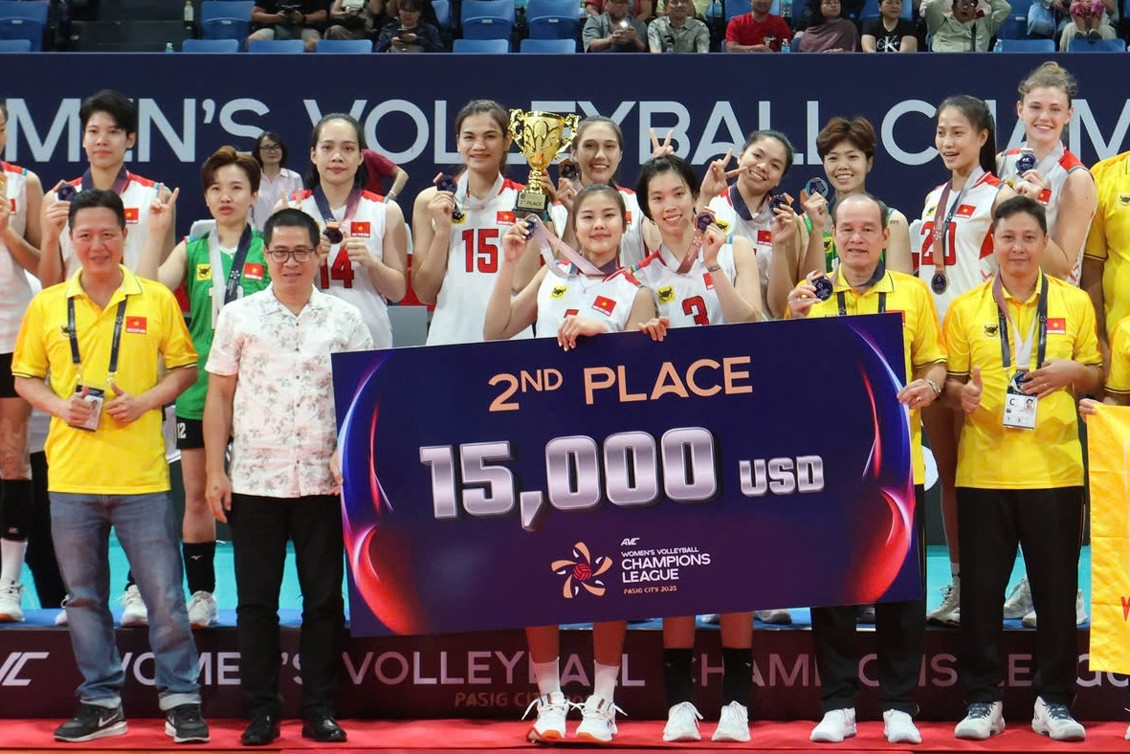 VTV Bình Điền Long An hụt chức vô địch trước Zhetysu