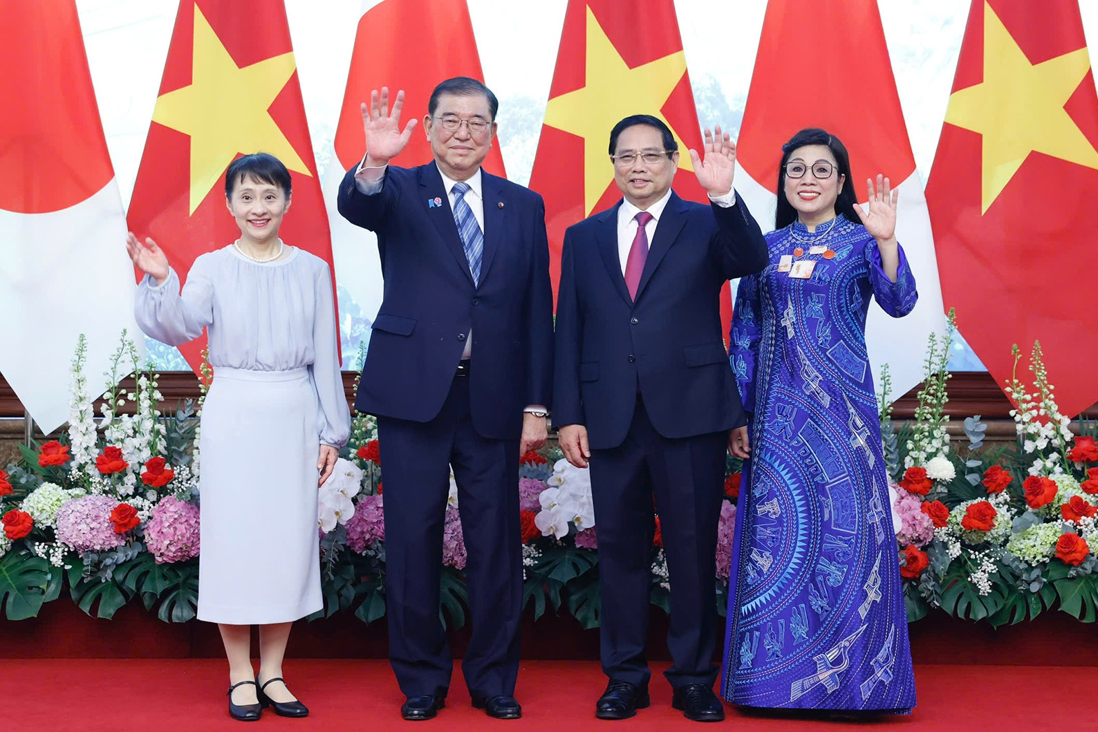 Thủ tướng Phạm Minh Chính chủ trì lễ đón Thủ tướng Nhật Bản