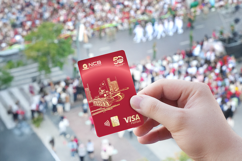 Chào mừng 30/4, NCB ra mắt thẻ Visa phiên bản giới hạn mang tên ‘Thống Nhất’