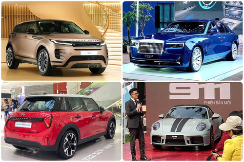 Nhìn lại loạt ô tô mới từ xe sang đến siêu sang ra mắt khách Việt đầu năm 2025