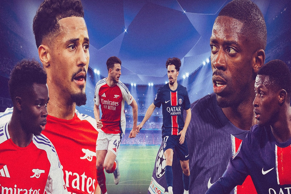 Trực tiếp bóng đá Arsenal vs PSG: Rực lửa bán kết Champions League