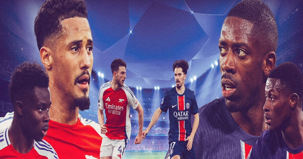 Trực tiếp bóng đá Arsenal 1-1 PSG: Merino gỡ hòa