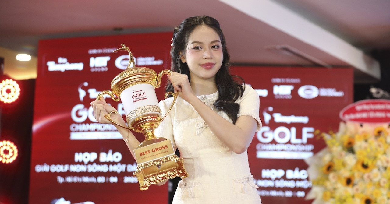 Hoa hậu Thanh Thuỷ làm đại sứ giải Tiền Phong Golf Championship