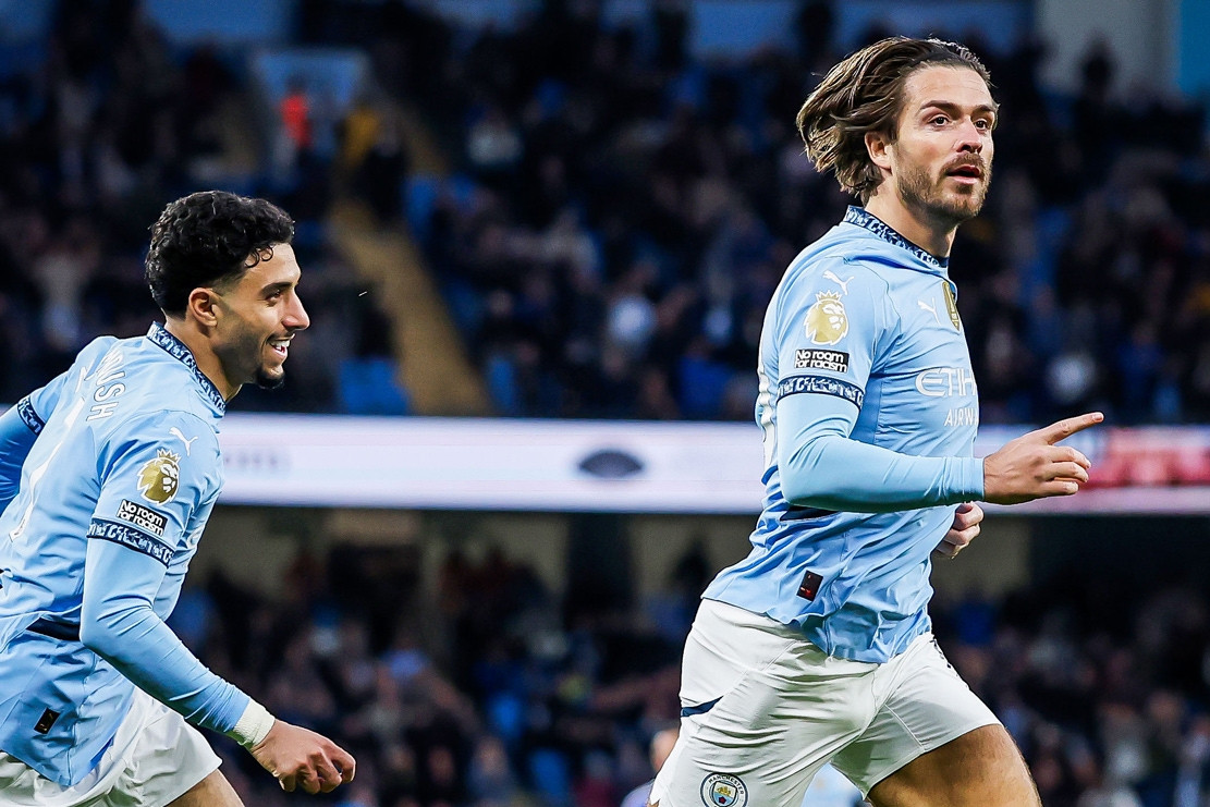 Jack Grealish khai hỏa, Man City 'thổi bay' Leicester