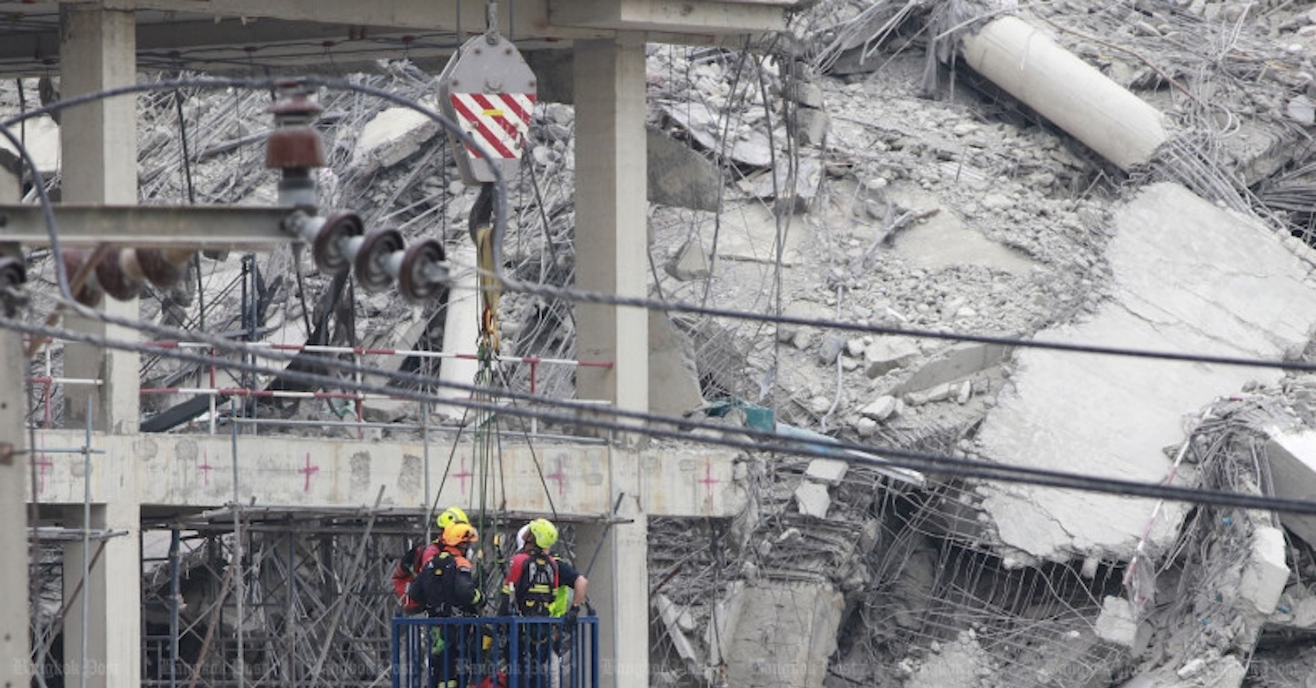 Tòa nhà bị đổ sập trong động đất ở Thái Lan sử dụng thép kém chất lượng