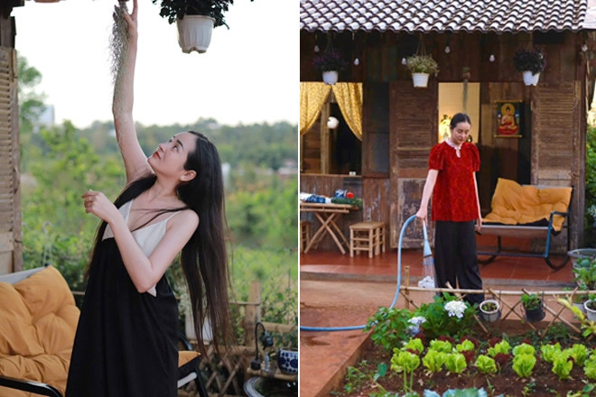 Cô gái Đắk Lắk tự mua đất, làm nhà gỗ, tạo không gian sống đẹp mê mẩn