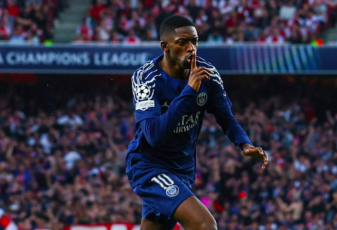 Dembele lập đại công, PSG giành lợi thế trước Arsenal