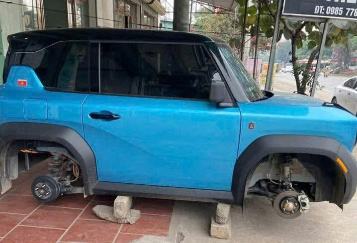 'Bi hài' thủ đoạn kê gạch rồi tháo trộm 4 bánh ô tô đỗ ngay cửa nhà dân