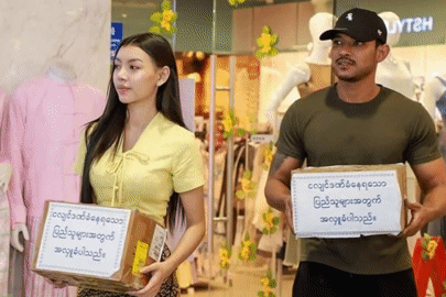 Dàn hoa hậu Myanmar chung tay hỗ trợ người dân sau trận động đất lịch sử