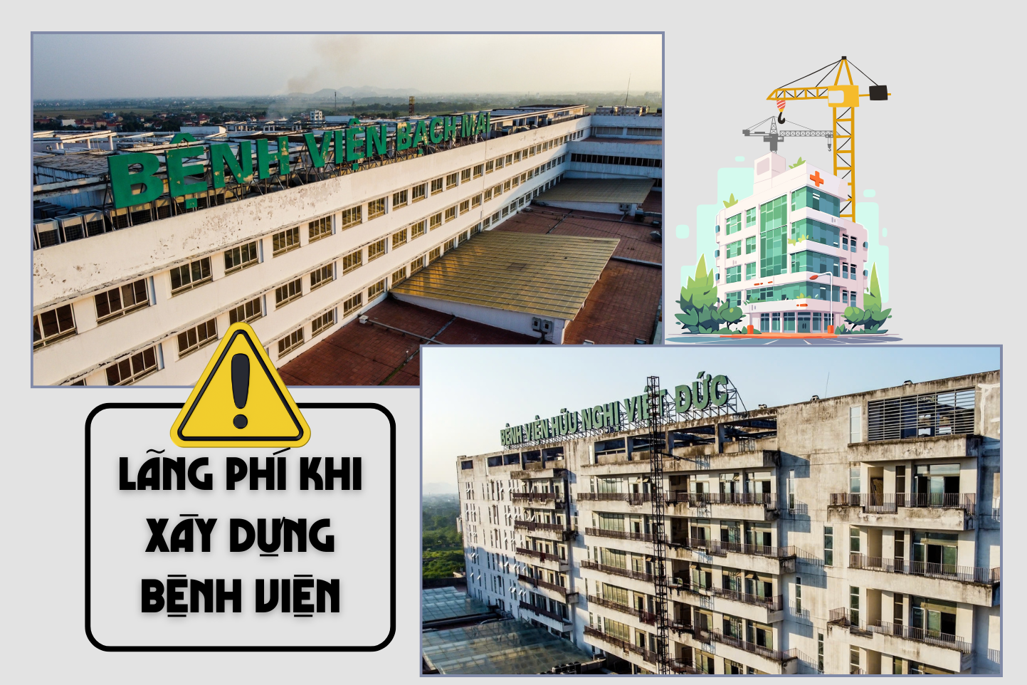 Bạch Mai, Việt Đức cơ sở 2: Khối bê tông lạnh ngắt và 1.200 tỷ lãng phí sau 10 năm