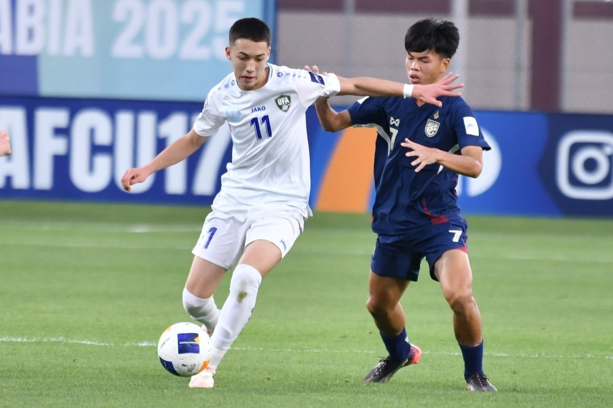 U17 Thái Lan thua đậm trận ra quân VCK U17 châu Á 2025