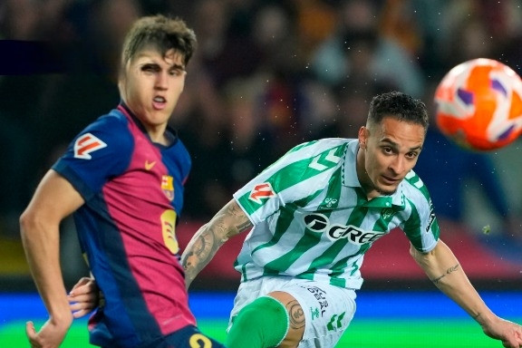 Betis xuất sắc cầm hòa Barcelona, tiếp tục đua vé dự C1