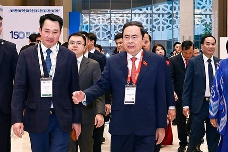 Chủ tịch Quốc hội Trần Thanh Mẫn dự khai mạc IPU-150