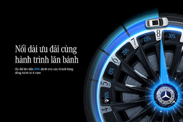 Mercedes-Benz Việt Nam ưu đãi đến 30% cho khách hàng đồng hành trên 4 năm