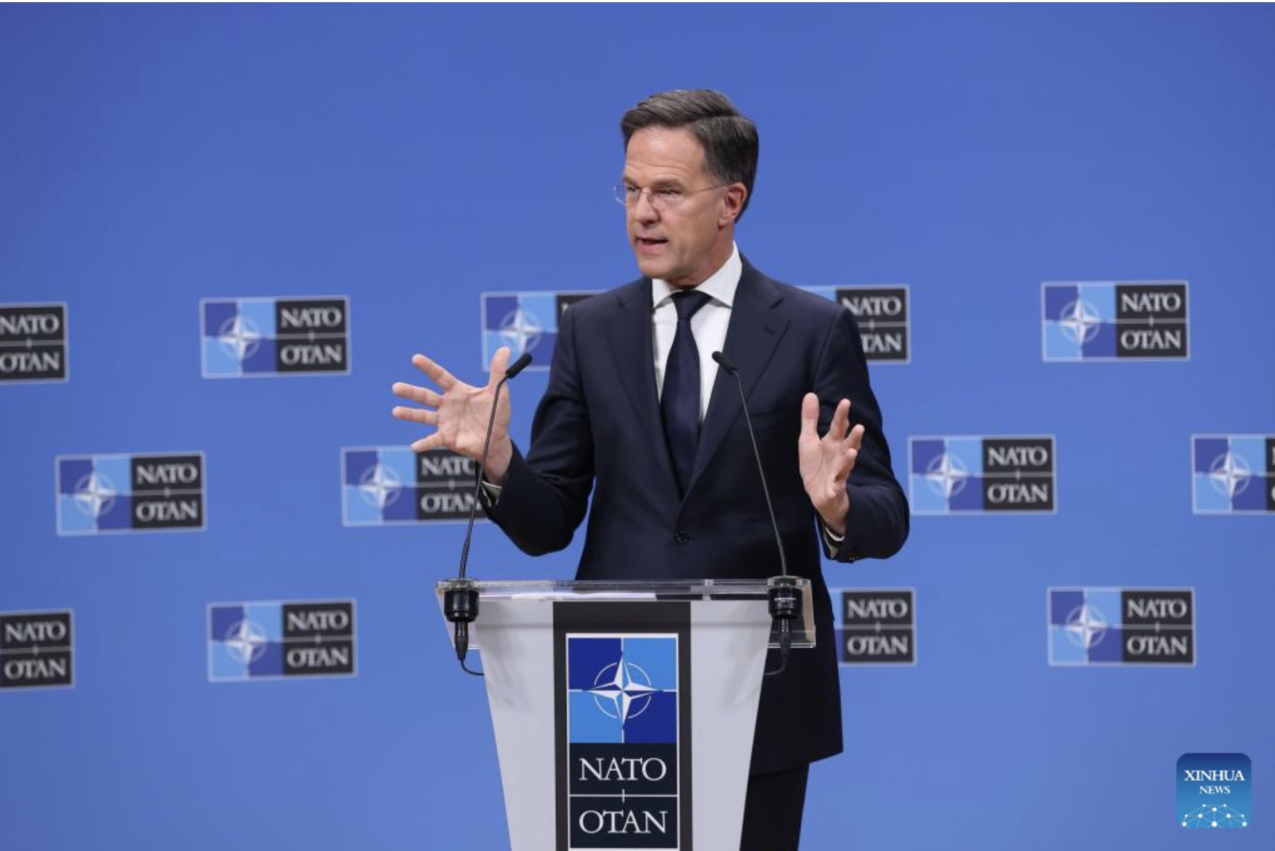 Tổng thư ký NATO. Ảnh: Xinhua