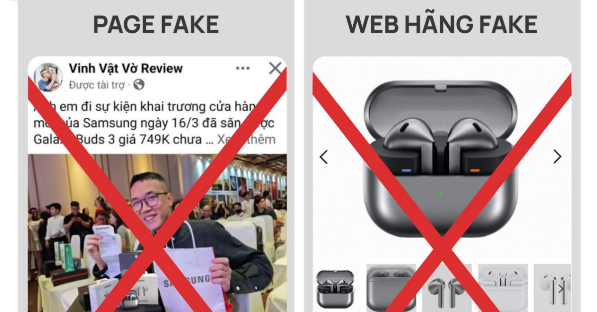 KOLs công nghệ bị kẻ xấu lập fanpage giả để bán hàng “nhái”