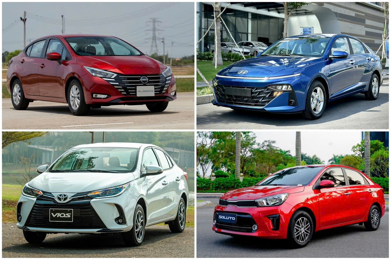 Loạt xe sedan cỡ B đang xả kho, giảm giá 'kịch sàn' trong tháng 4