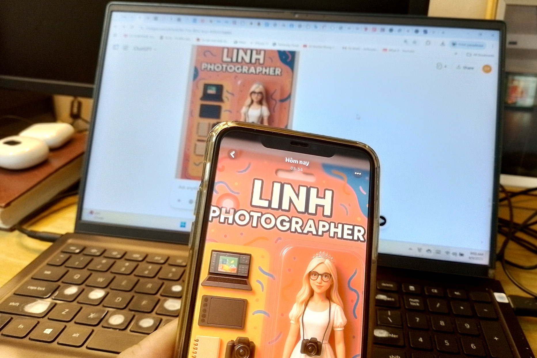 Cách tạo ảnh bộ đồ chơi 'đóng vỉ chân dung' bằng ChatGPT đang gây sốt mạng