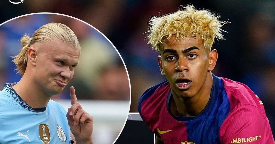Haaland choáng với Lamine Yamal, bùng lên tin đồn gia nhập Barca