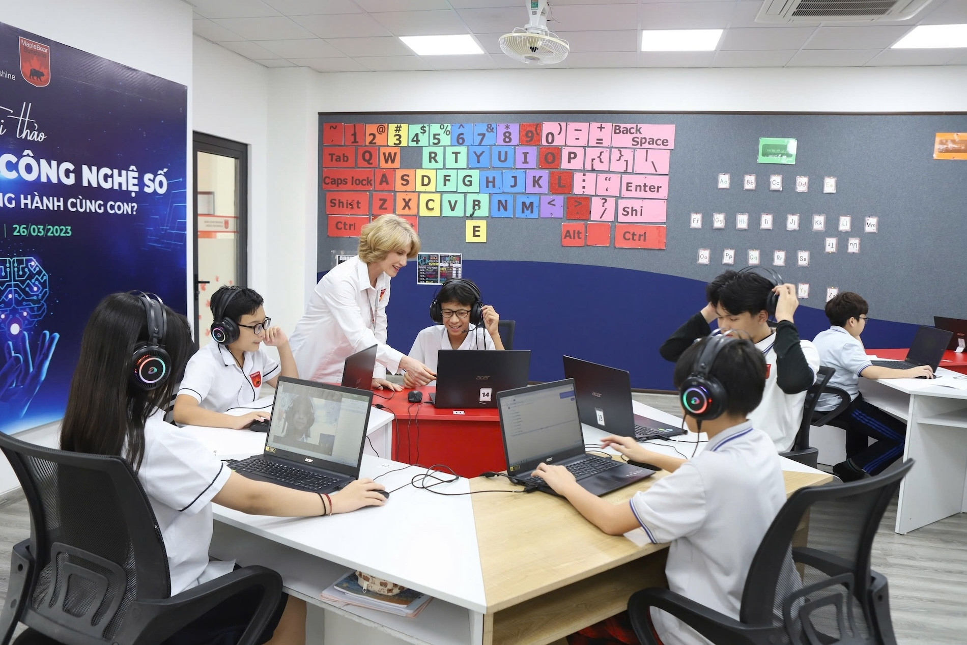 Sunshine Maple Bear Schools trang bị kỹ năng toàn diện cho học sinh thời AI