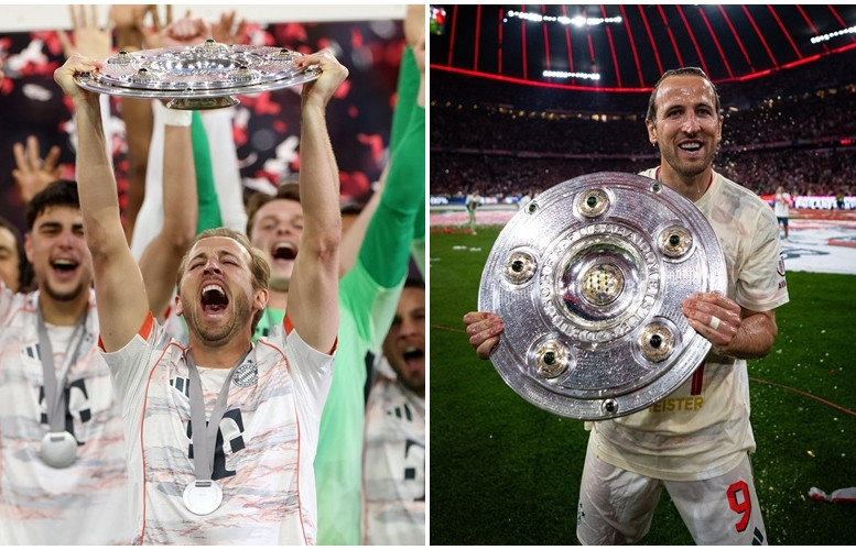Harry Kane lập công, đăng quang hoành tráng cùng Bayern Munich