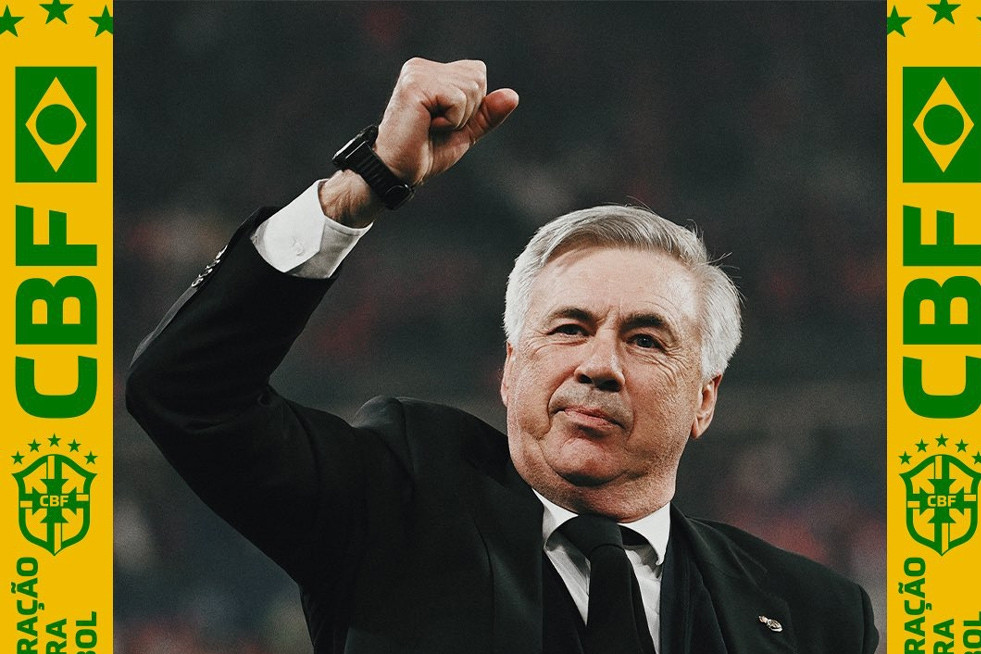 Carlo Ancelotti được bổ nhiệm làm HLV trưởng Brazil