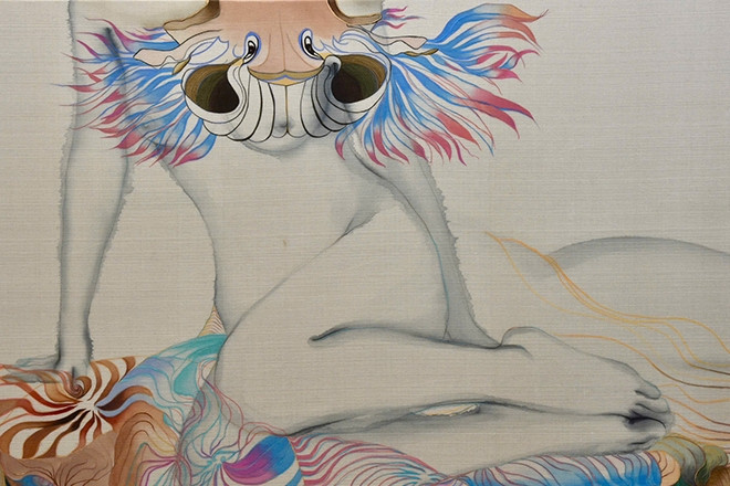 Họa sĩ vẽ tranh lụa khỏa thân, làm sao để không phản cảm?