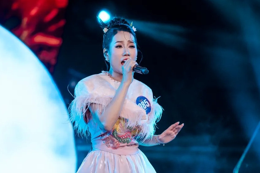 Trung uý xinh đẹp thi tài năng khiến Hồ Ngọc Hà, Trúc Nhân nể phục