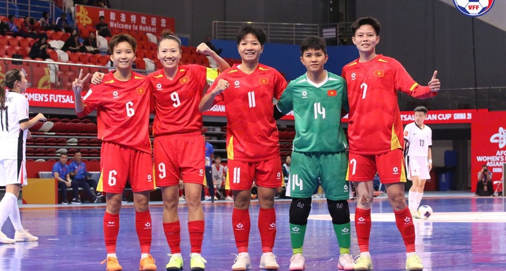 Xác định 8 đội vào tứ kết futsal nữ châu Á: Việt Nam gây ấn tượng
