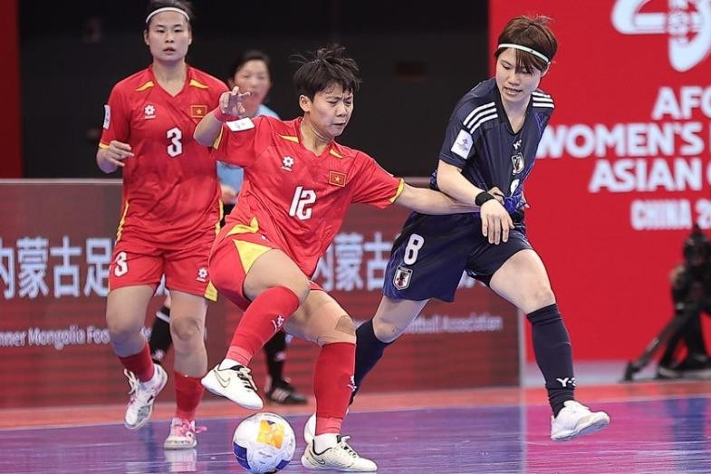 ĐT futsal nữ Việt Nam không thể gây bất ngờ trước Nhật Bản