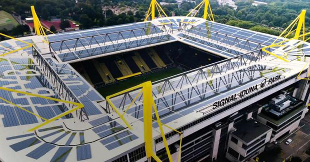 Sân vận động lắp đặt 11.000 tấm pin mặt trời