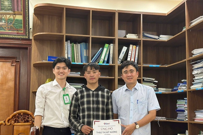 Bạn đọc Báo VietNamNet giúp đỡ hai mẹ con bị tai nạn hơn 35 triệu đồng