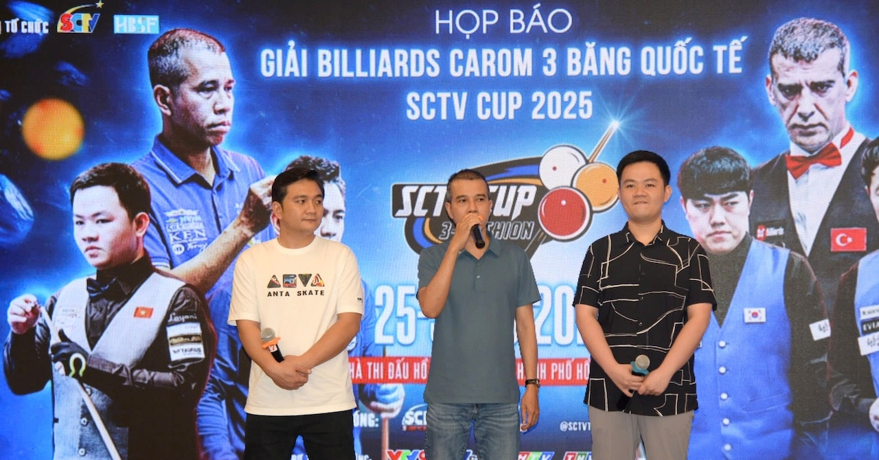 Trần Quyết Chiến đấu giải billiards carom 3 băng có tiền thưởng nửa tỷ đồng