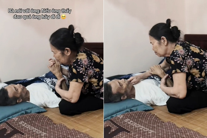 Video vợ nhắn chồng 'thấy đau quá, ông hãy đi đi' khiến nhiều người nhói lòng