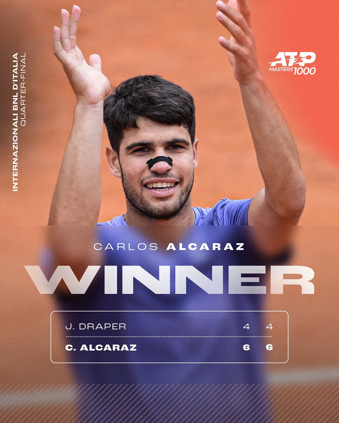 Alcaraz Rome open.jpg