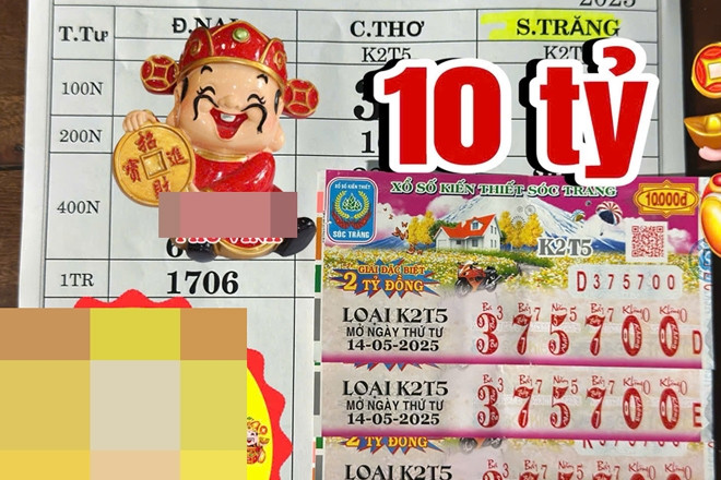 Hàng xóm ở Trà Vinh rủ nhau mua vé số cầu may, không ngờ trúng 5 tờ độc đắc