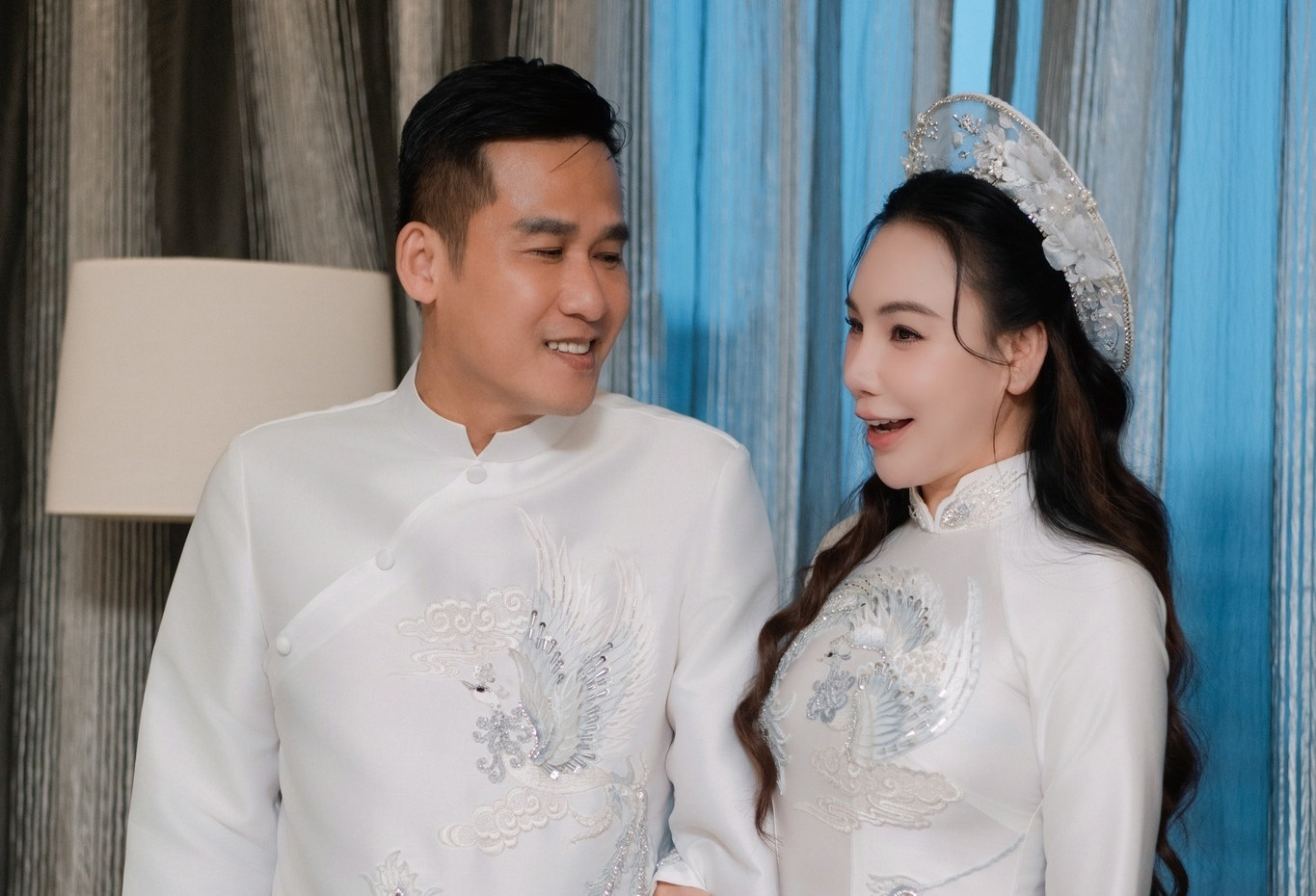 Hé lộ hình ảnh đầu tiên của Hồ Quỳnh Hương và chồng doanh nhân hơn 2 tuổi