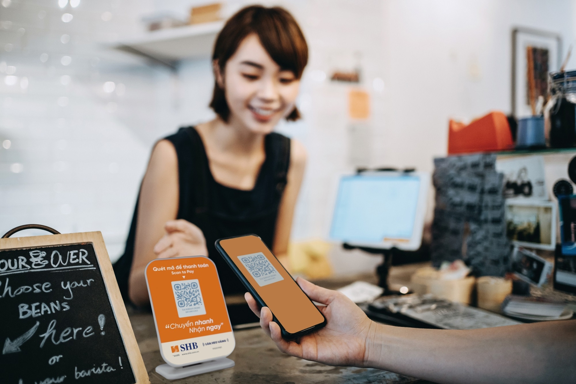 SHB ra mắt dịch vụ loa thanh toán
