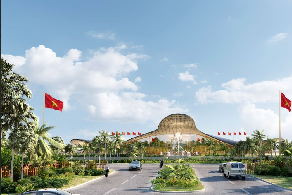 Soi phong cách hoàng gia trong thiết kế mới sân bay Phú Quốc