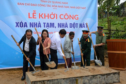 ‘Chạy đua’ xóa nhà tạm, các tỉnh miền Trung quyết về đích trước mùa mưa bão