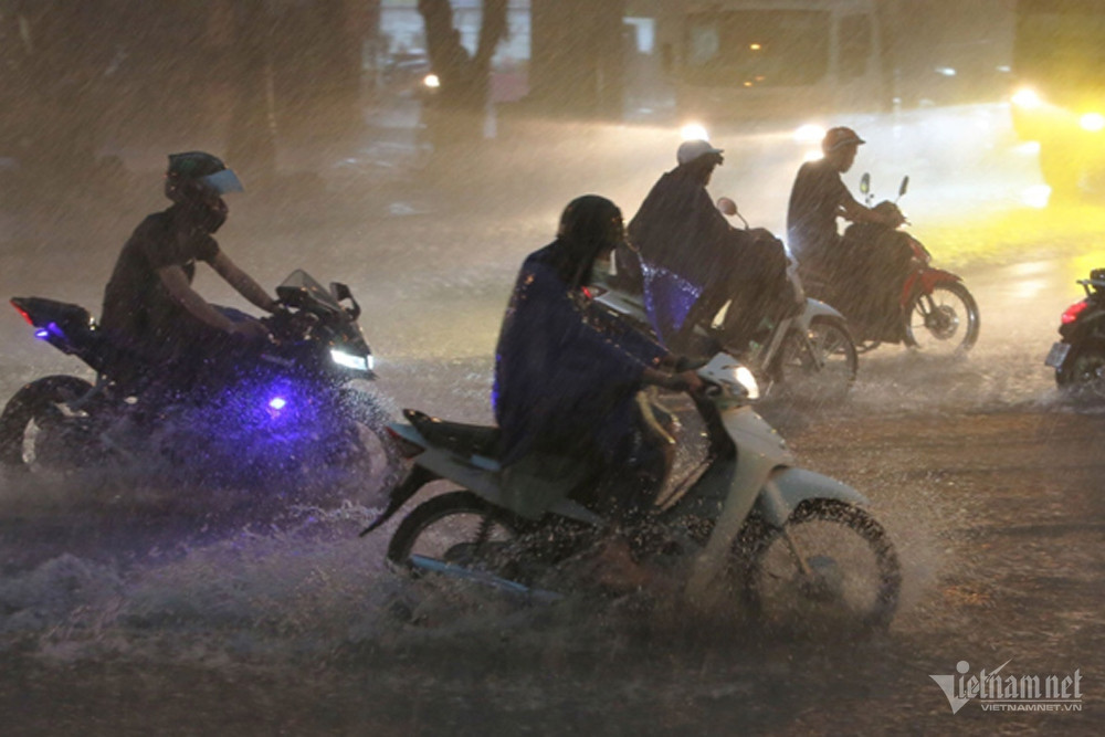 Miền Bắc cao điểm mưa lớn nhất đợt, có nơi trên 150mm