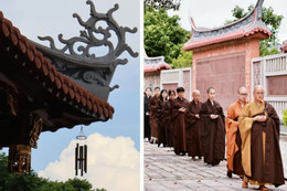 Ngôi chùa có tường gạch đỏ, mái cong, chỉ dành cho phụ nữ 'chữa lành' tâm hồn