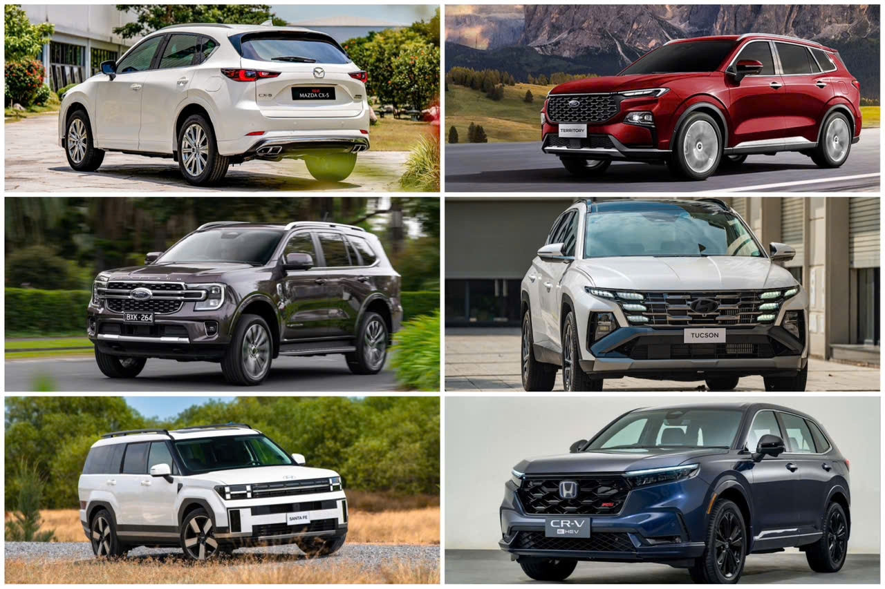 Top xe đa dụng cỡ trung tháng 4/2025: Những bức tranh đối lập
